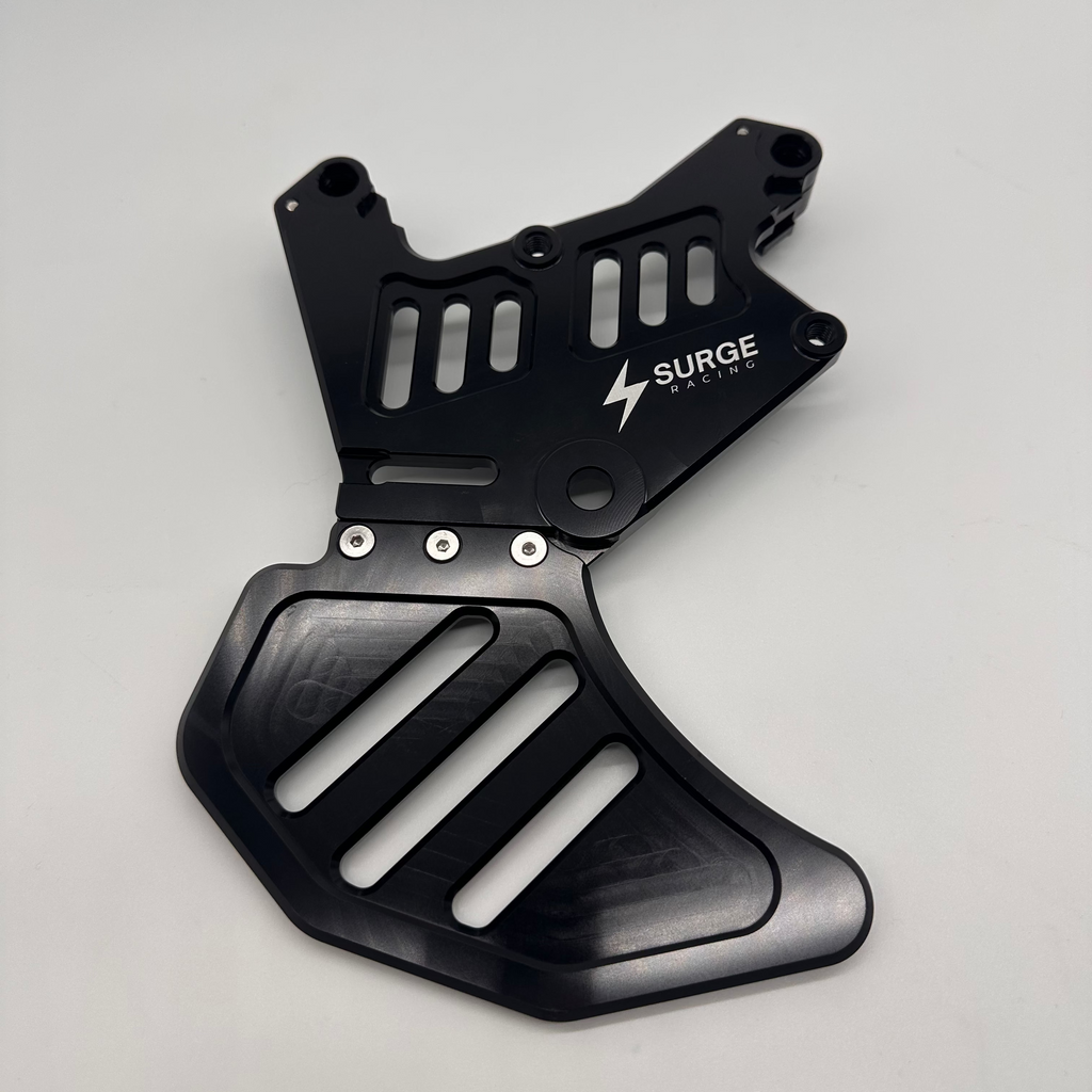Sur-Ron LBX / E-Ride | Duale Bremssattel-Halterung mit Bremsscheibe