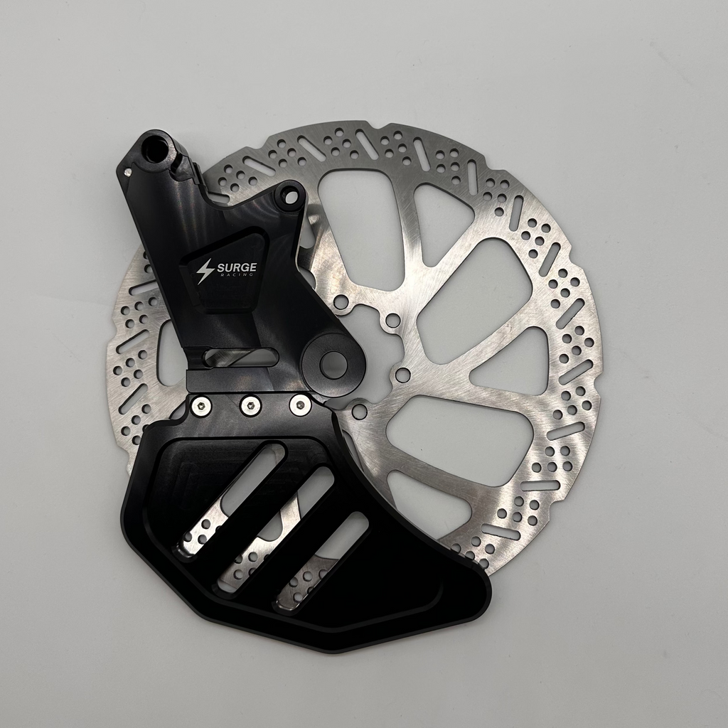 Sur-Ron LBX / E-Ride | Bremssattel-Halterung mit Bremsscheibe